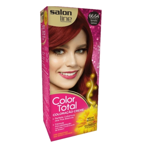 Tintura Permanente Color Total 66.64 Vermelho Glamour Unit