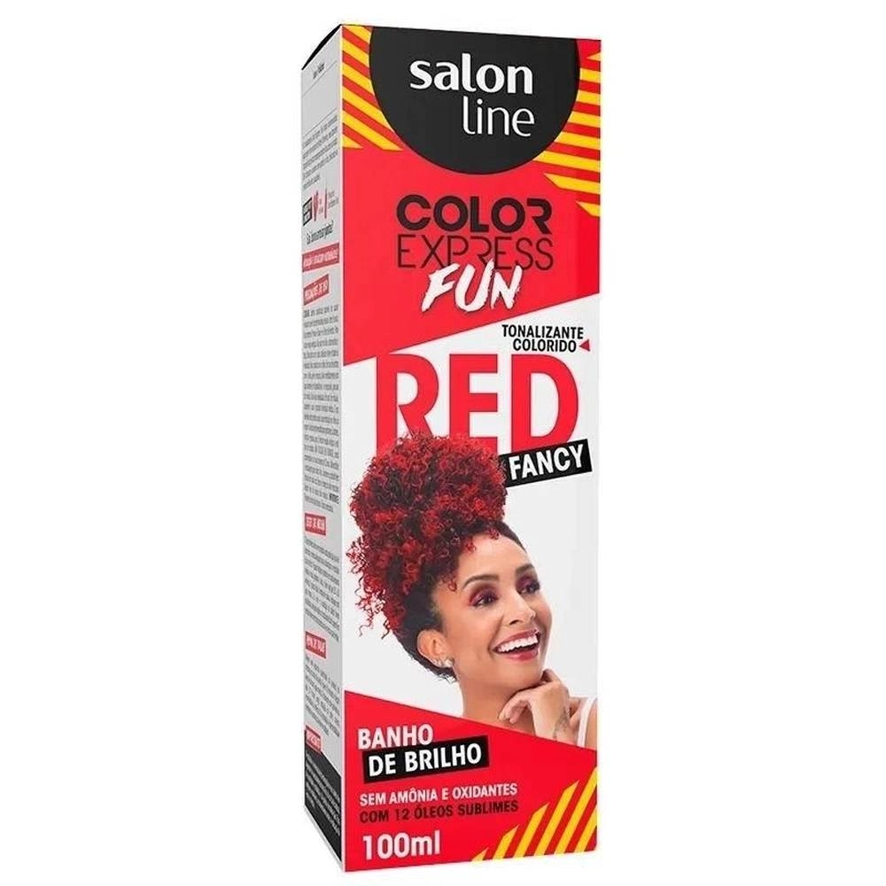 Tonalizante Red Fancy Salon Line Color Express Fun Caixa 100ml