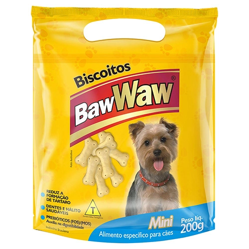 Biscoitos Para Cães Mini Baw Waw