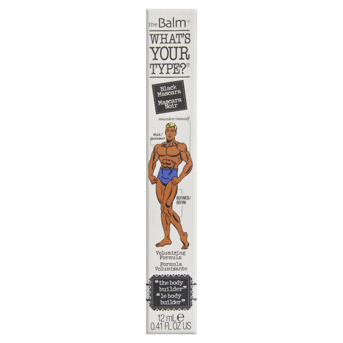 Máscara Para Cílios Negra The Body Builder The Balm Whats Your Type? 12ml