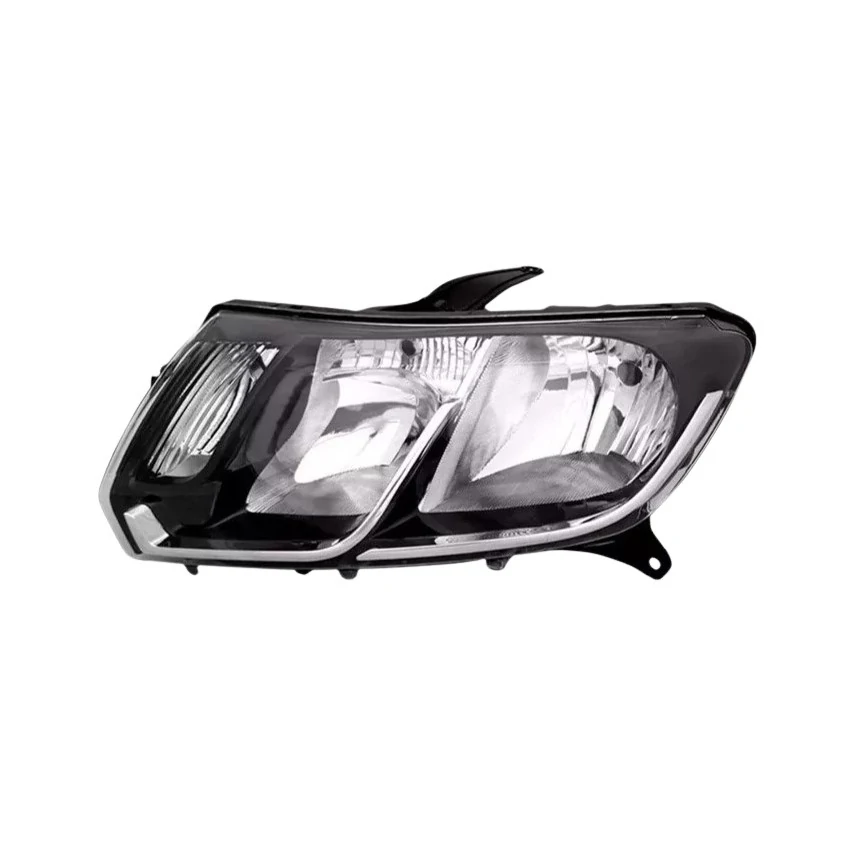 Farol Principal RENAULT LOGAN/SANDERO Lado Esquerdo Máscara Negra com Friso Cromado - RUFATO 23373