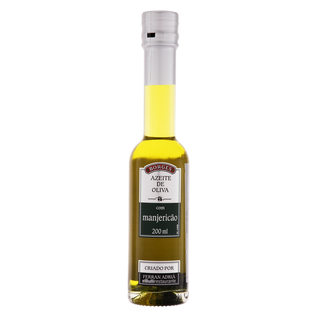 Azeite De Oliva Com Manjericão Espanhol Borges Ferran Adrià Vidro 200ml