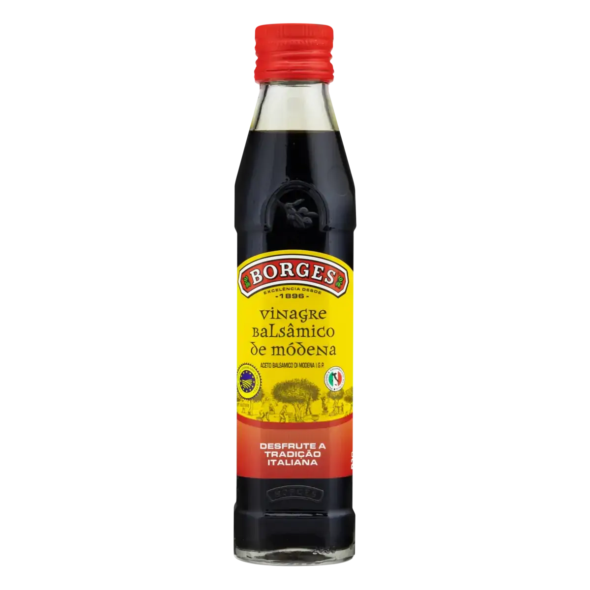 Vinagre Balsâmico Módena Borges Vidro 250ml