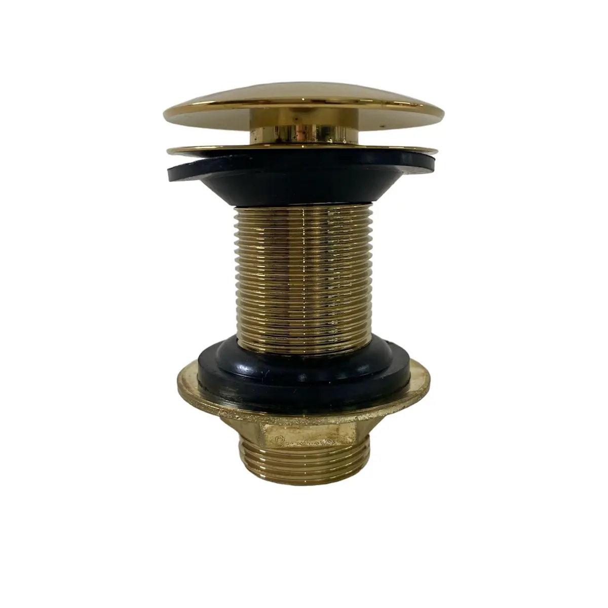 Válvula Click Ralo De Pia Lavatório 7/8 Dourado Gold