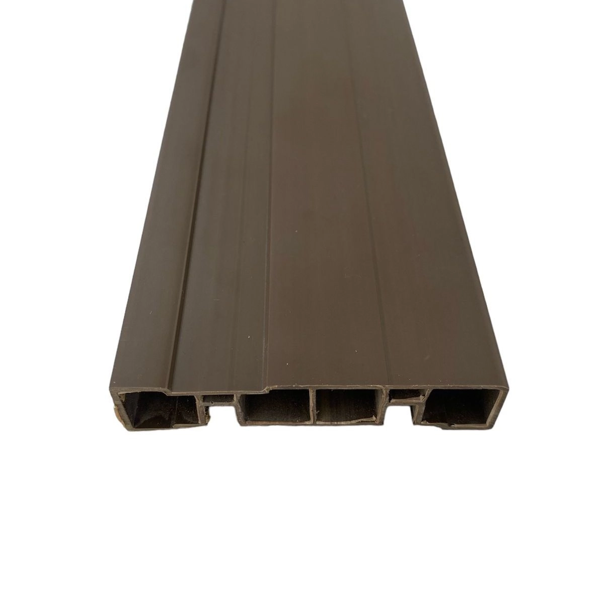 Rodapé De Pvc Mogno 7cm Barra De 2 Metros Real Pvc