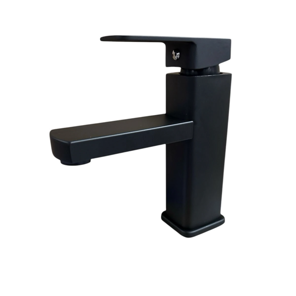 Torneira Banheiro Lavabo Misturador Monocomando Baixa Preto