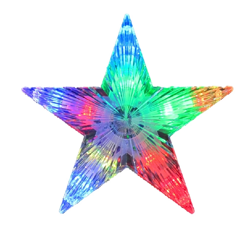 Ponteira Estrela 10leds Color