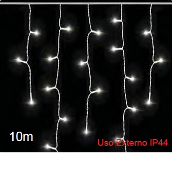 Cascata 350 Leds Branca 10m Ref.31013