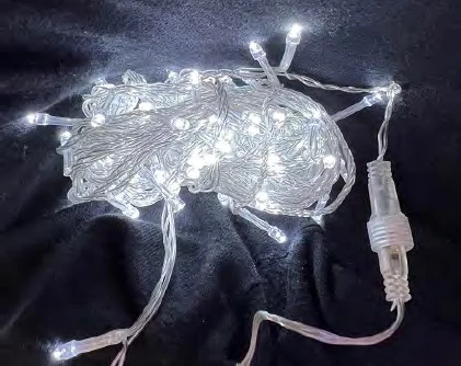 Cordao 100 Leds Br Fio Transp. Ext. Ref.89091 Chib