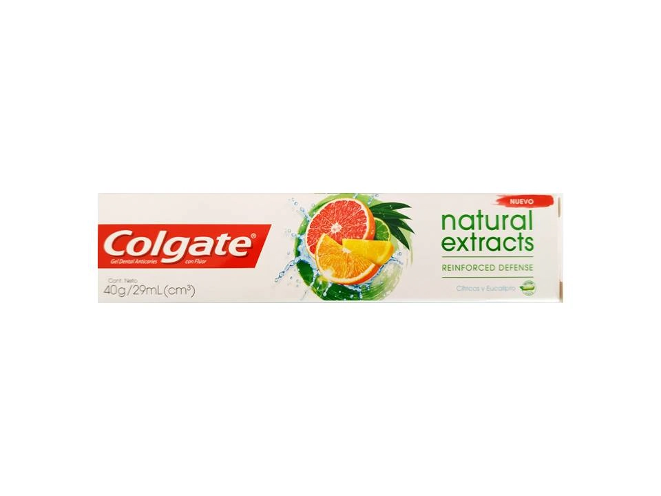 Creme Dental Colgate Natural Extracts 40g Defesa Reforcada