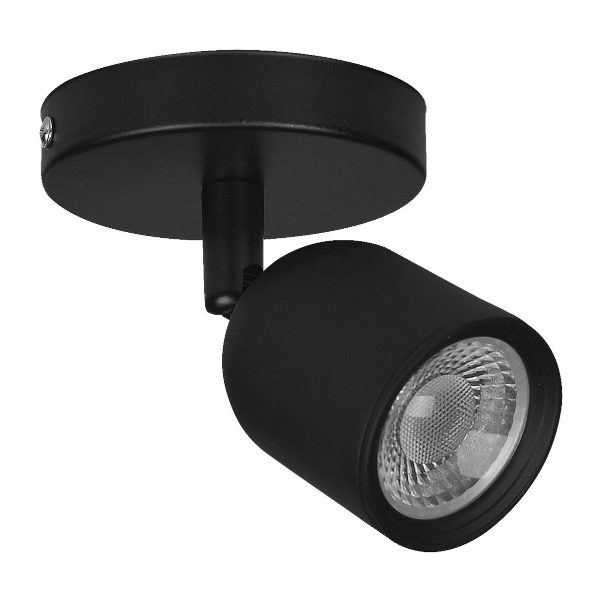 Kit 2 Spots Led Com Canopla 7w 6500k Preto Bivolt