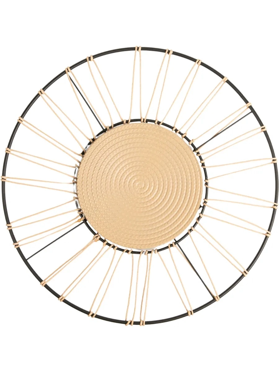 Mandala Art Designer Metal Fibra Natural 50cm 65080 Mp3 Imports