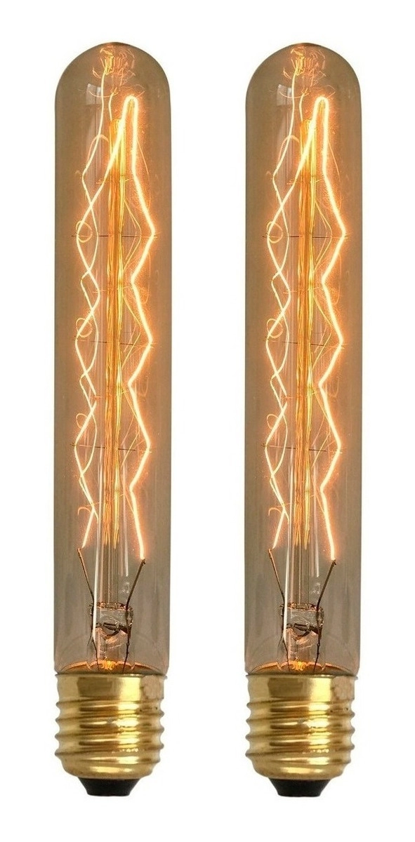 Kit 2 Lâmpadas Retrô Decorativa Vintage Thomas Edison T185 127v