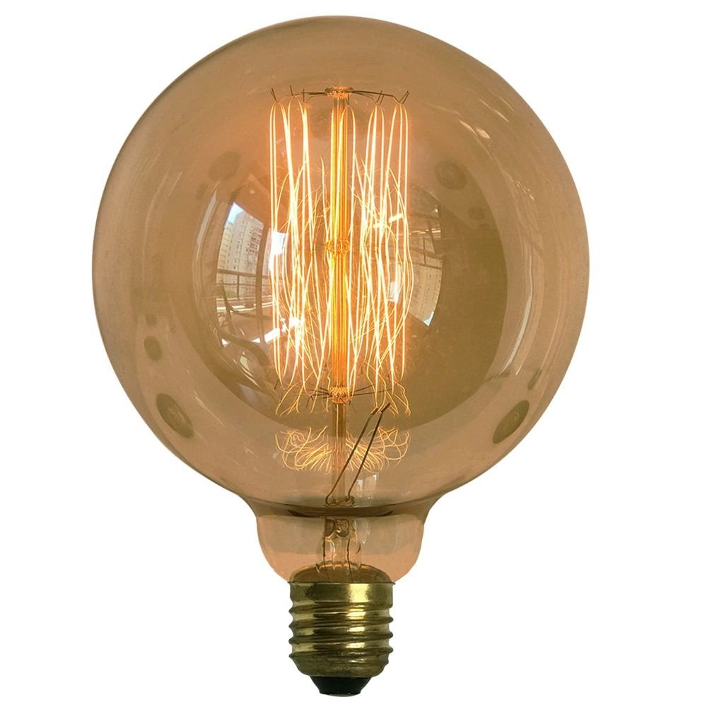 Kit 4 Lâmpada Retro Decorativa Vintage Thomas Edison G125 110v