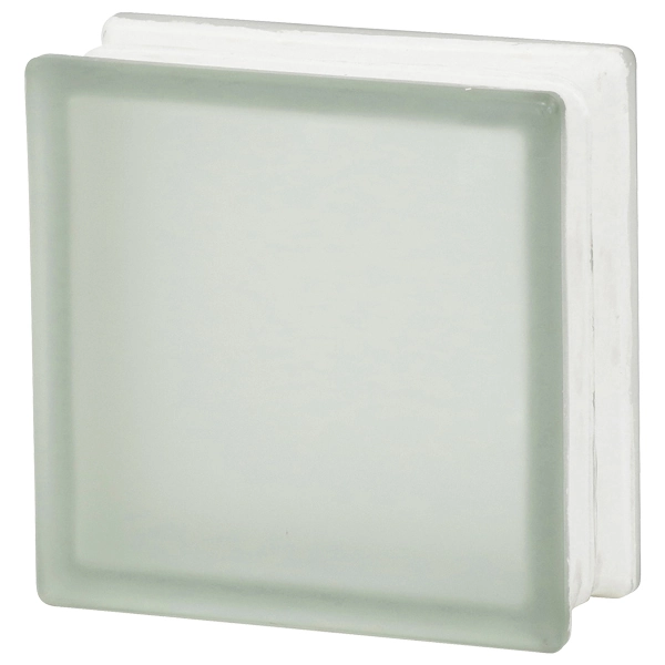 Bloco de Vidro Clean Fosco Incolor 19x19x8cm Artens
