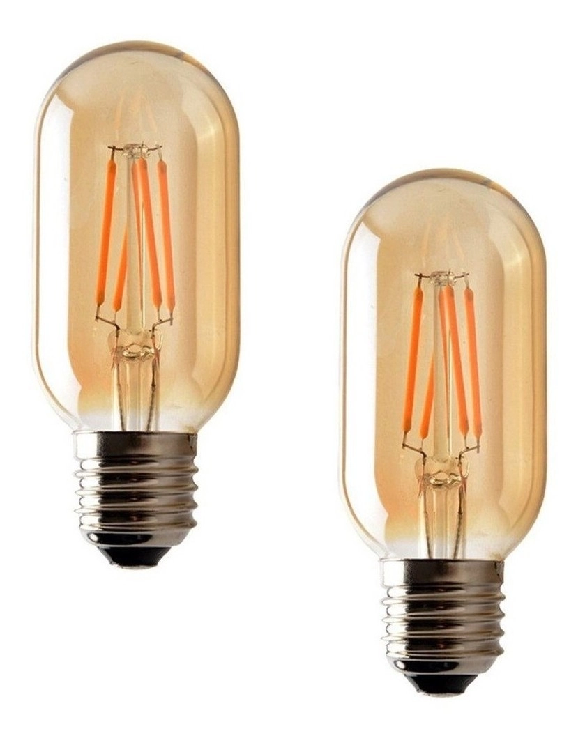 Kit 2 Lâmpadas Retrô Led T45 4w Bivolt
