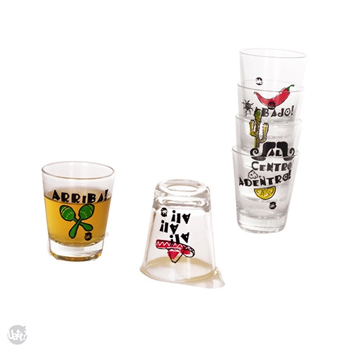 Cj.c/6 Copos Shot Uatt Tequila