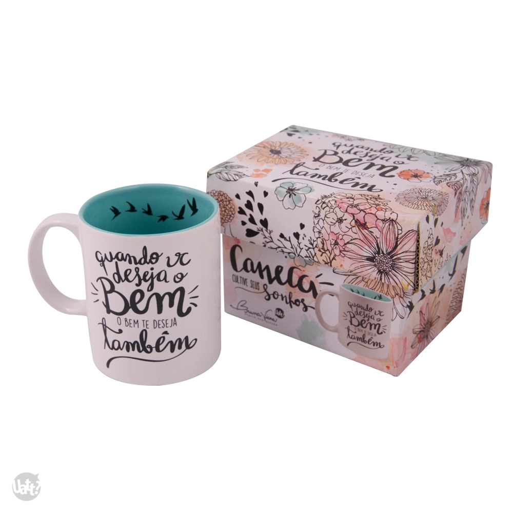 Caneca Uatt Deseja O Bem