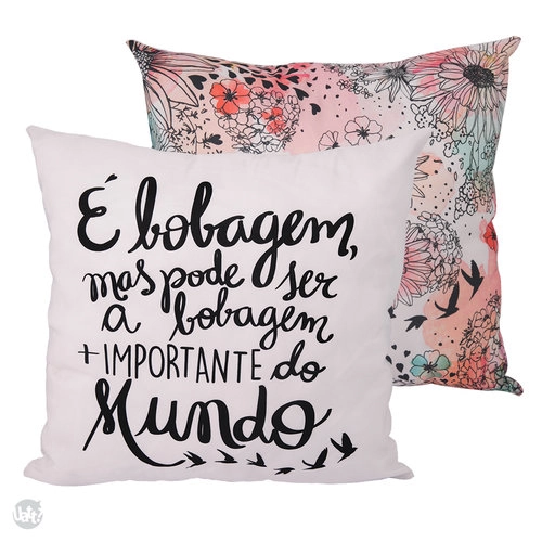 Capa Almofada Uatt Bobagem Importante