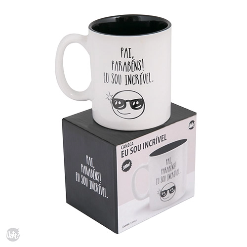 Caneca Cilindrica Uatt Eu Sou Incrivel