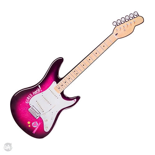 Mural Metal Guitarra Uatt Girls Rock