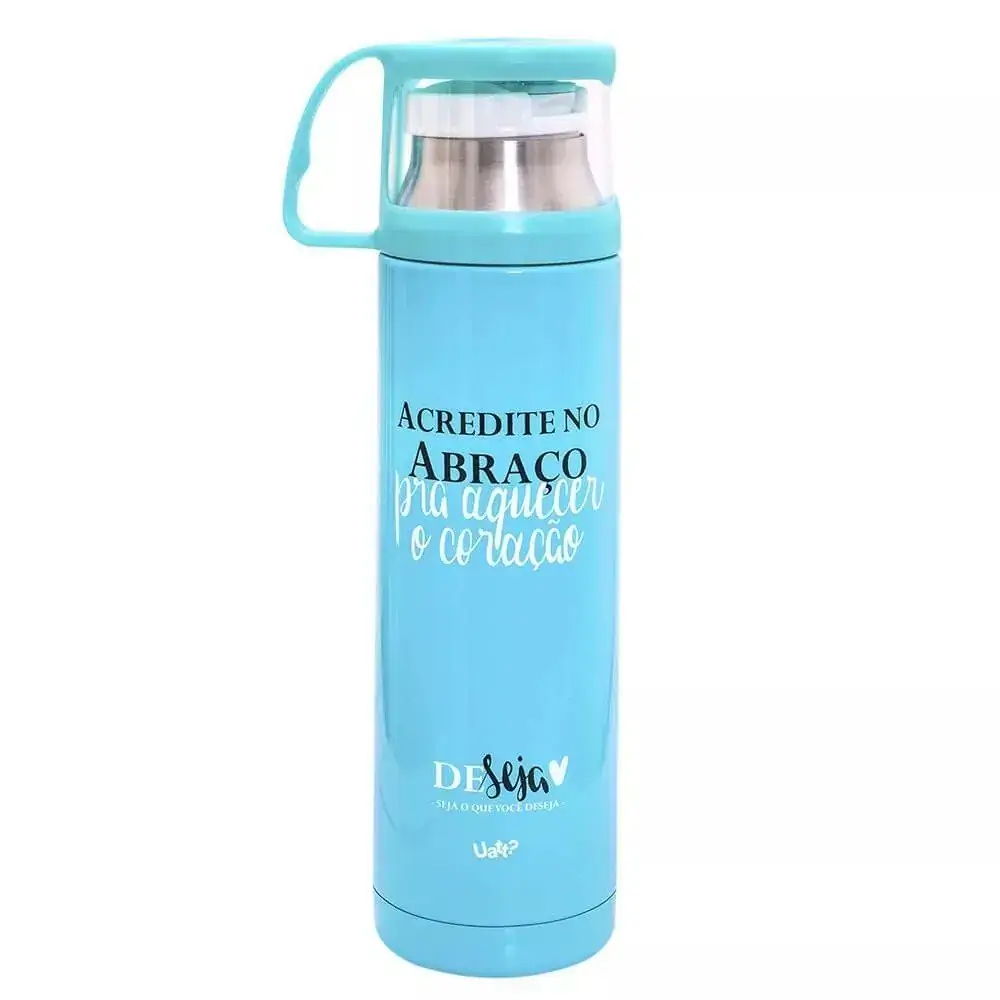Squeeze Termica 475ml C/ Caneca Deseja 26015