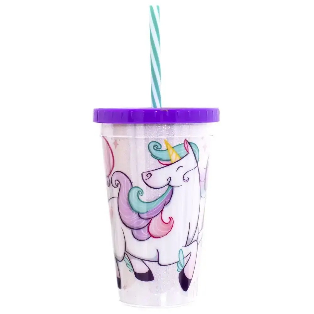Mini Copo Canudo Unicornio 26128