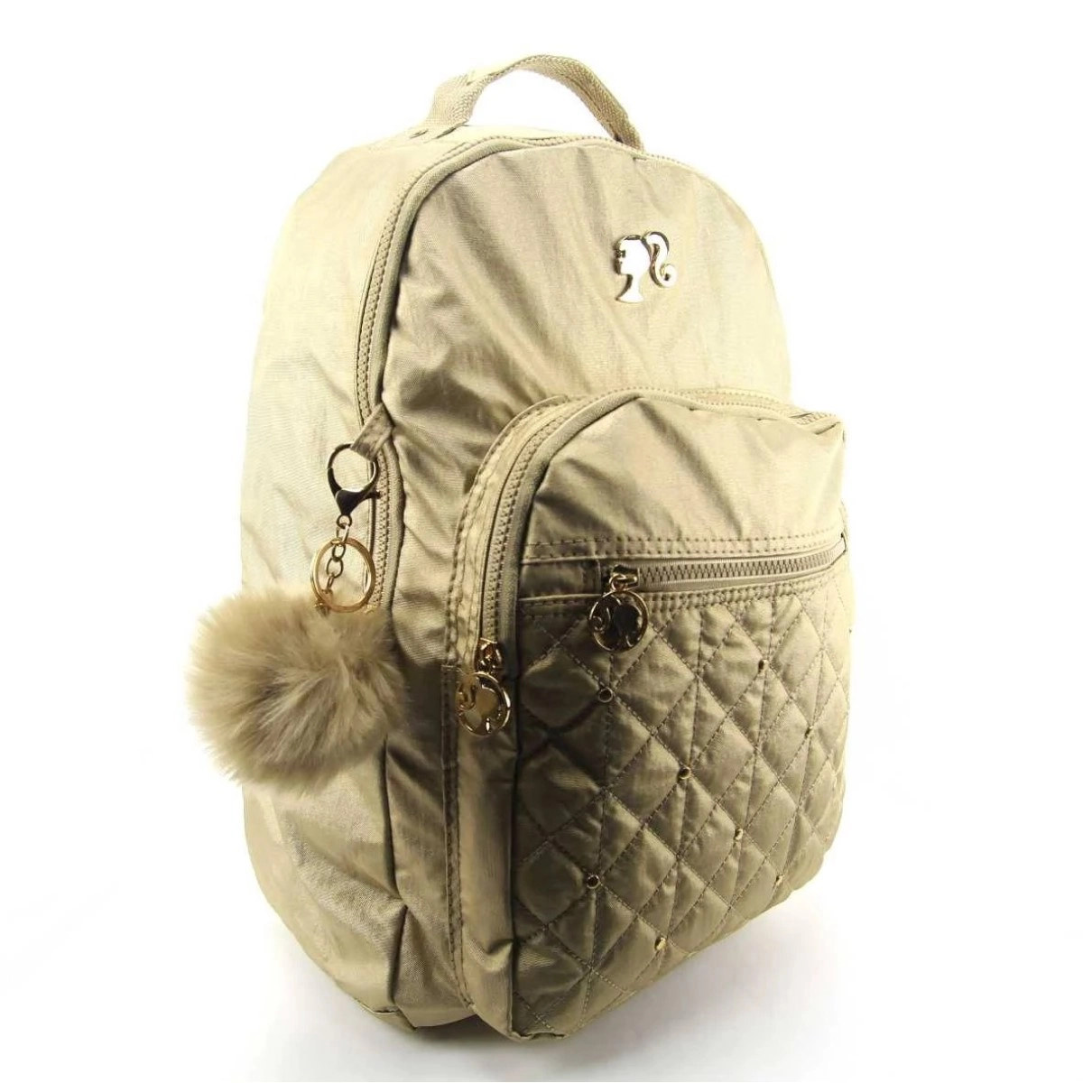Mochila Costas Barbie Prata Mj48530bb1500un Luxcel