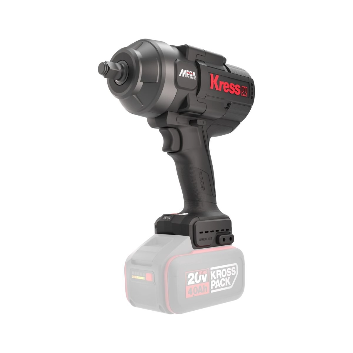 Chave De Impacto 20v ½  Kress Kub33.91 Brushless