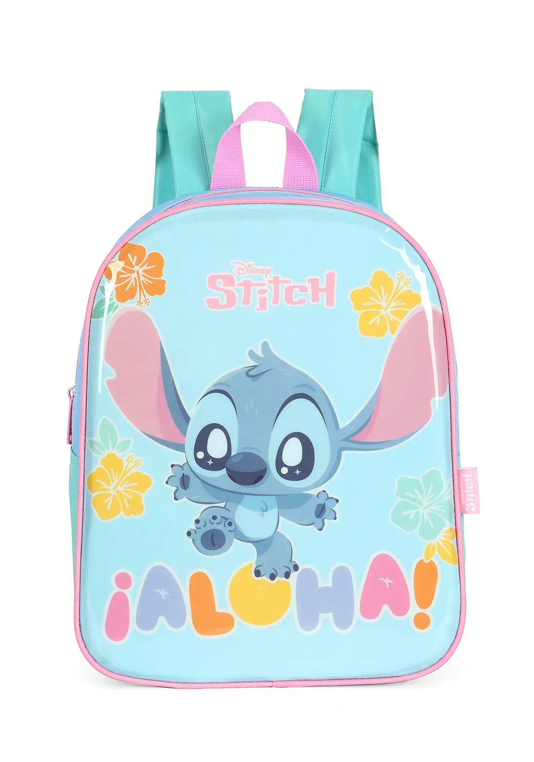 Mochila Infantil Stitch Azul Claro Is42673sc Maxlog