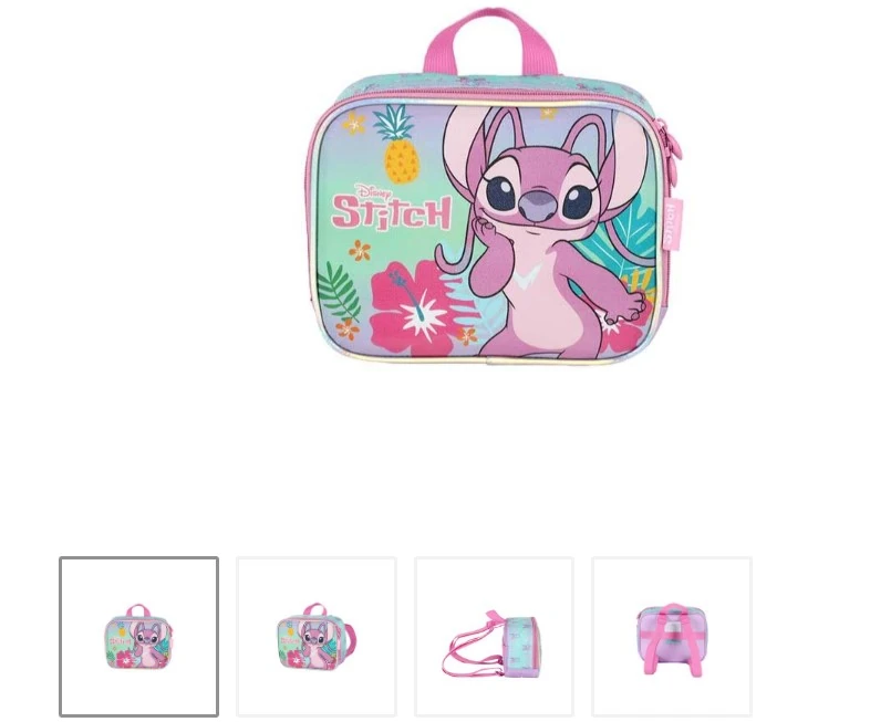 Lancheira Stitch Roxo 2800 La42383sc