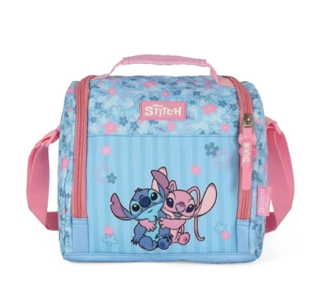 Lancheira Escolar Juvenil Media Stitch Angel Luxcel