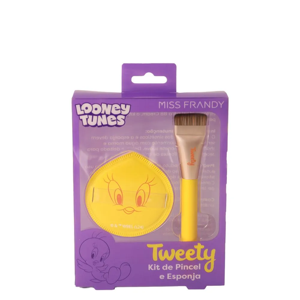 Kit Pincel De Maquiagem Miss Frandy Tweety 1un