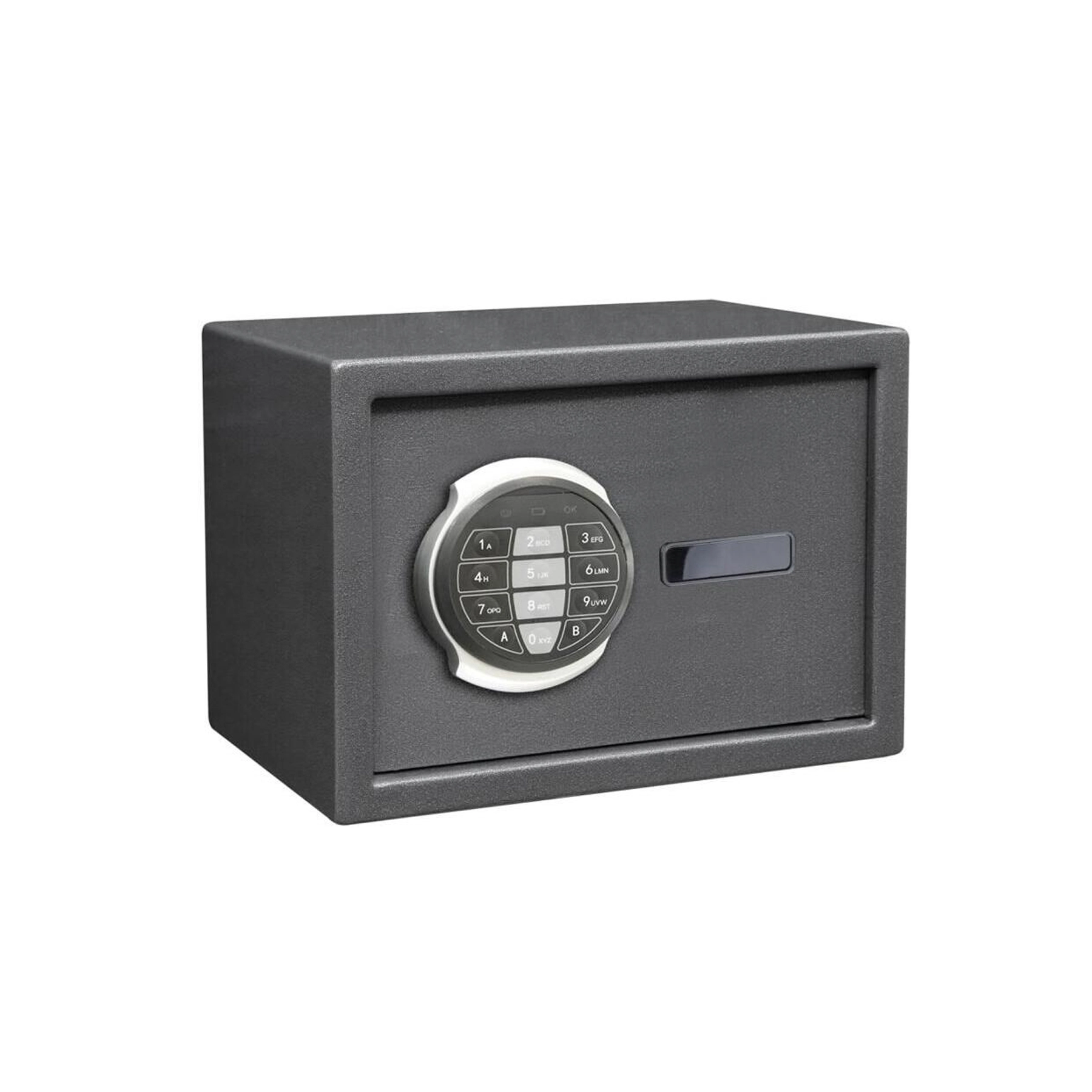 Cofre Digital Senha 16L 25x35x25cm Sobrepor Aço Preto