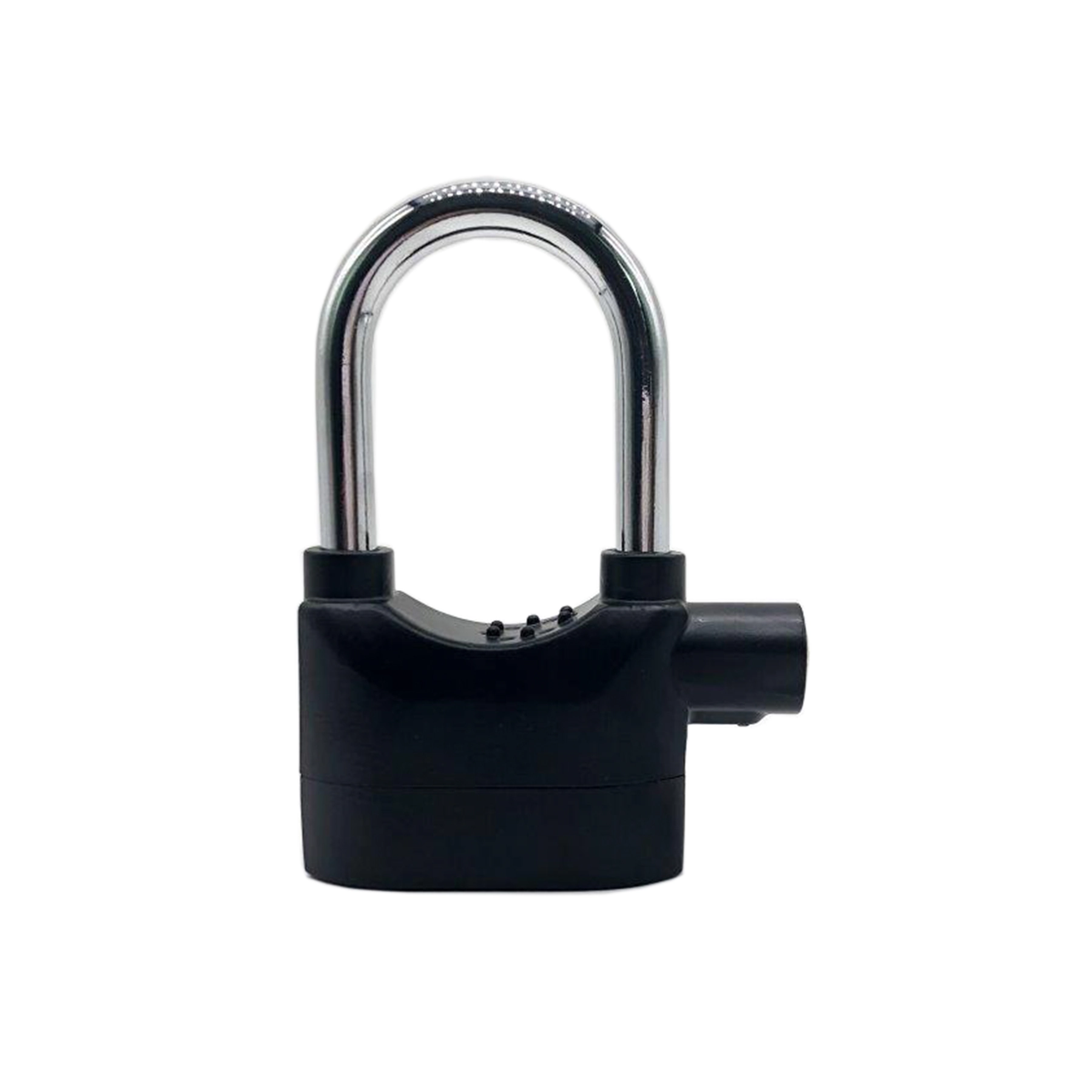 Cadeado com Alarme Aço 71mm Preto Lock Alarm