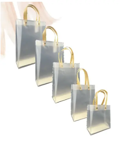 Sacola P/presente De Plastico M 25x22x9cm Transp Ref.ml2025 003 Sheleiton