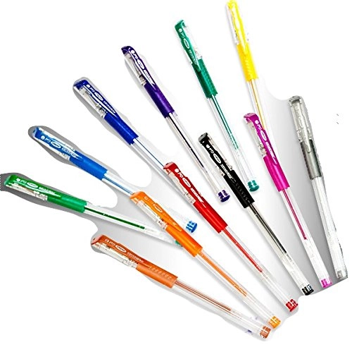 Fruit Aroma Of Colorgel Glitter Gel Pens Assorted Colors 12 Pack