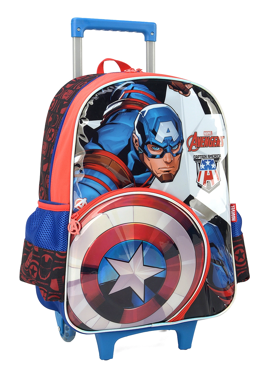 Mochila Rodas Infantil Masculino Avengers Ic38062ag Maxlog