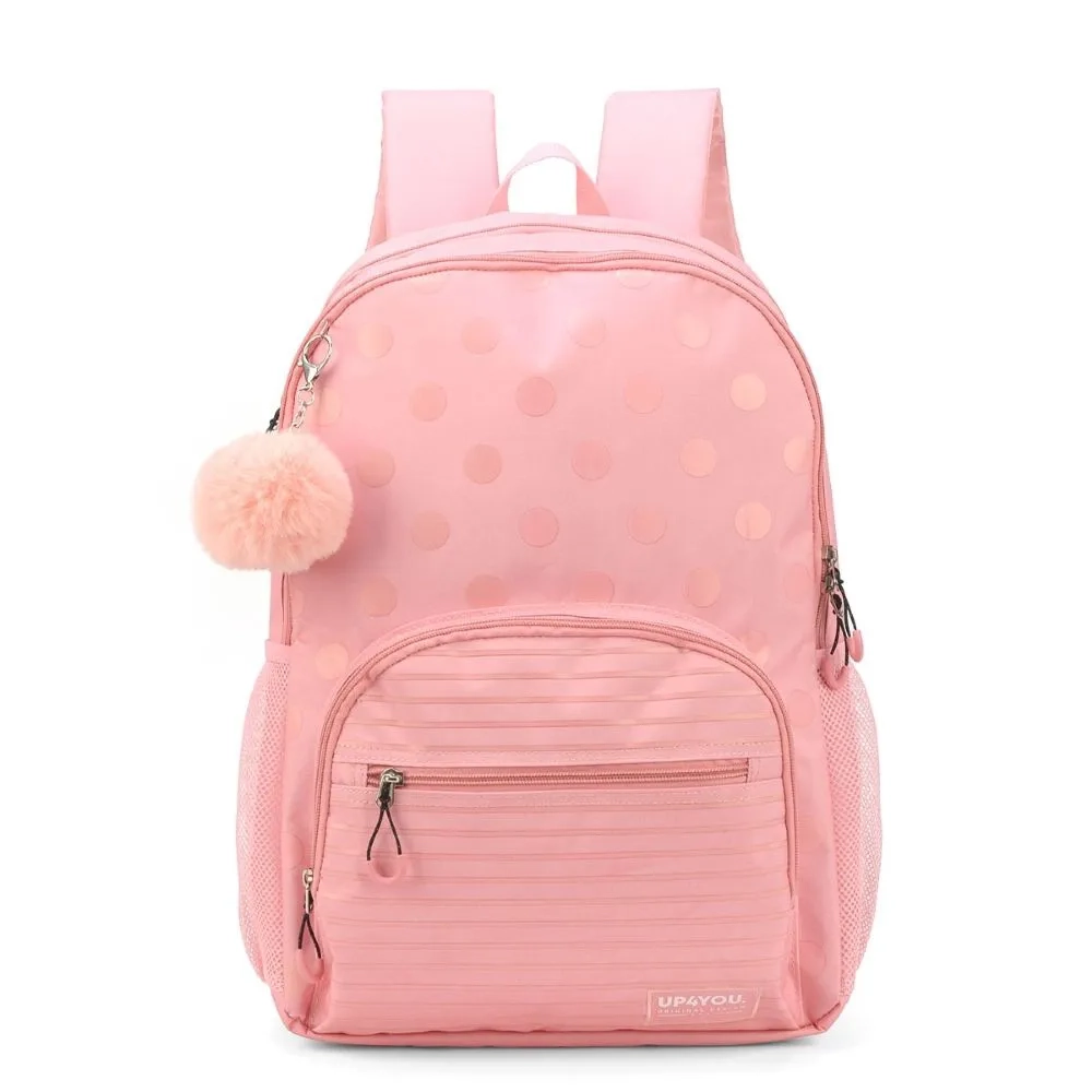 Mochila Poli. Up4you Rosa Ms46360up Pt 1 Un