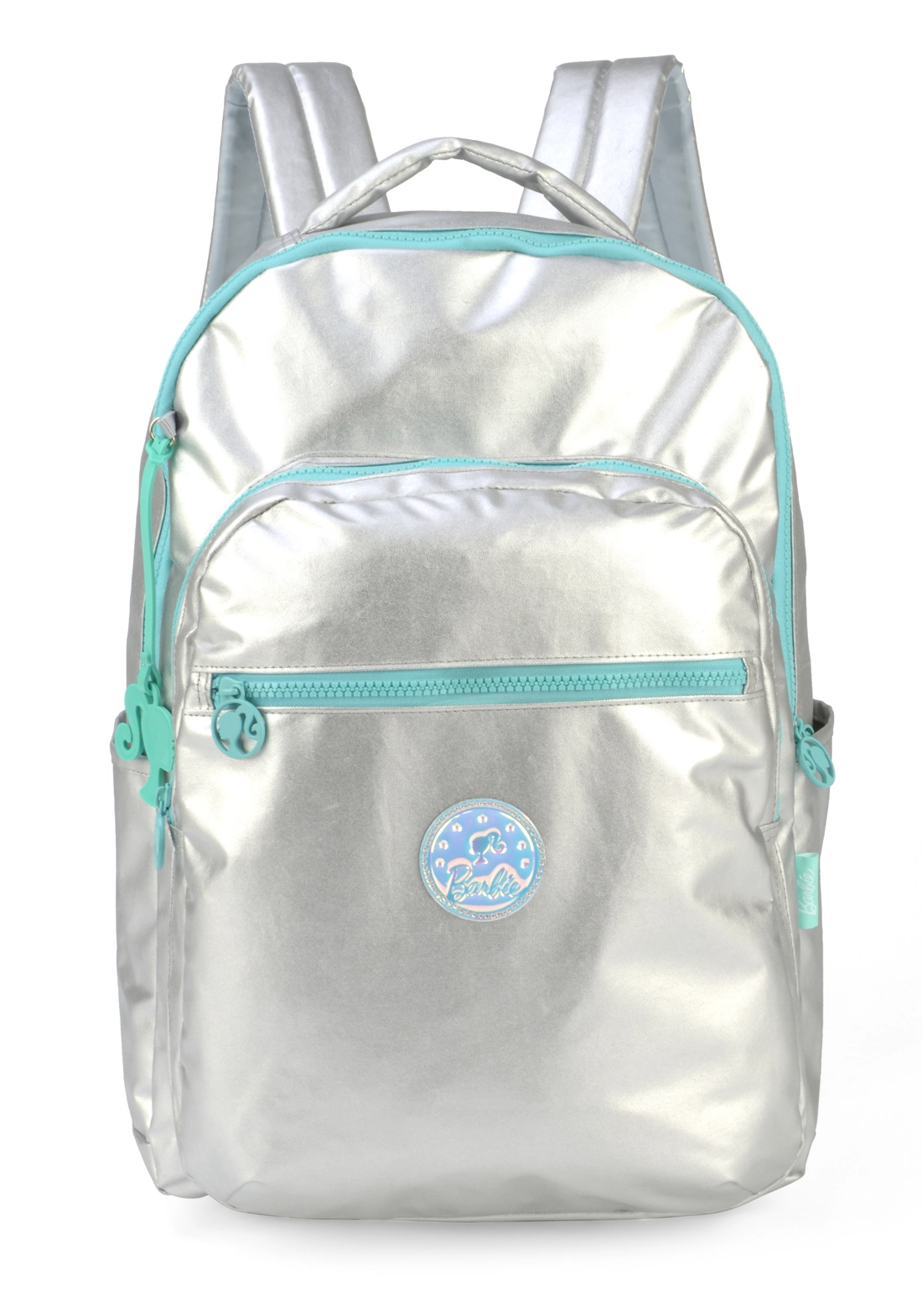 Mochila Barbie Lisa Juvenil Feminina Prata B1500un Maxlog