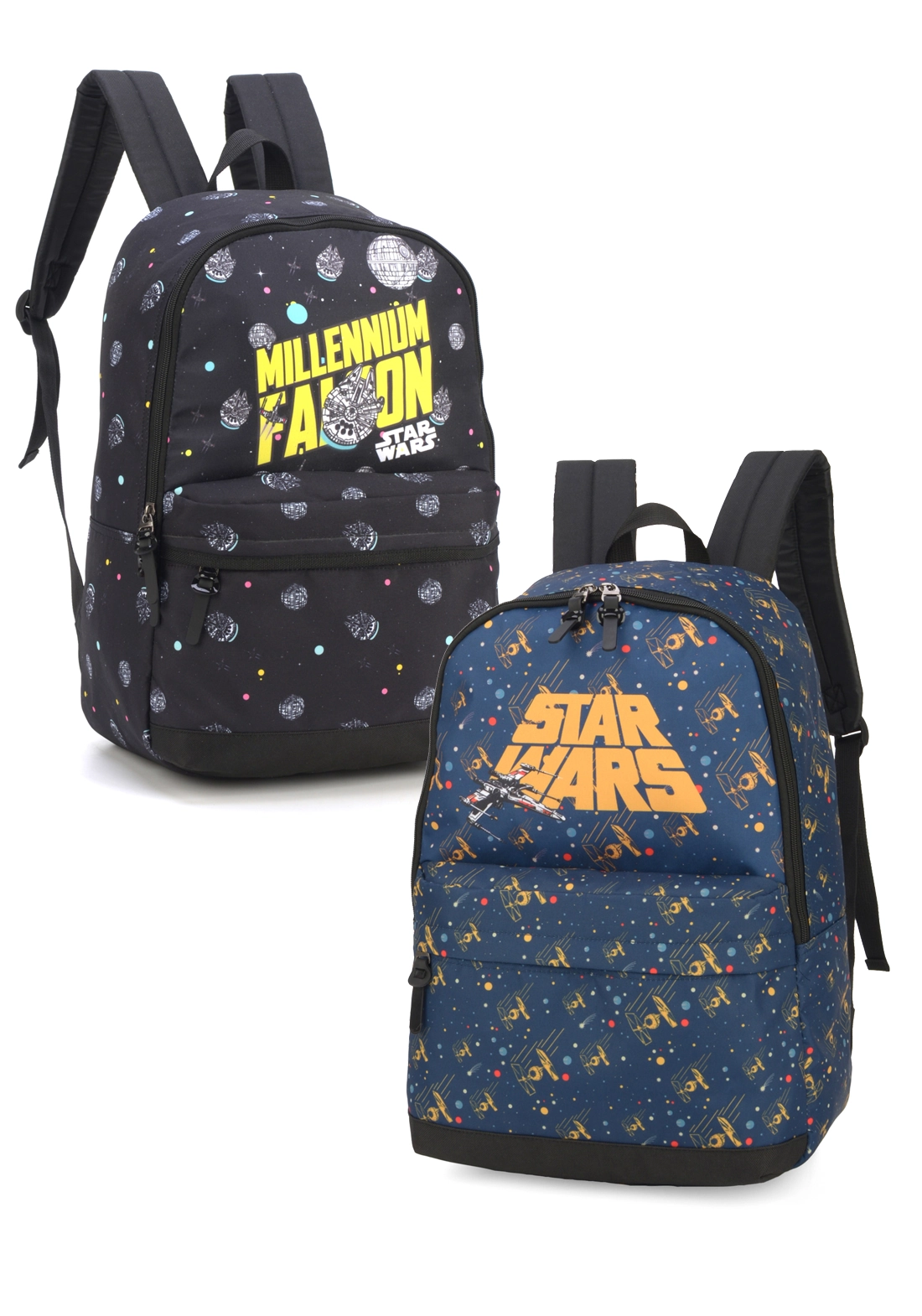Mochila Juvenil Masculino Star Wars Ms46389st Maxlog