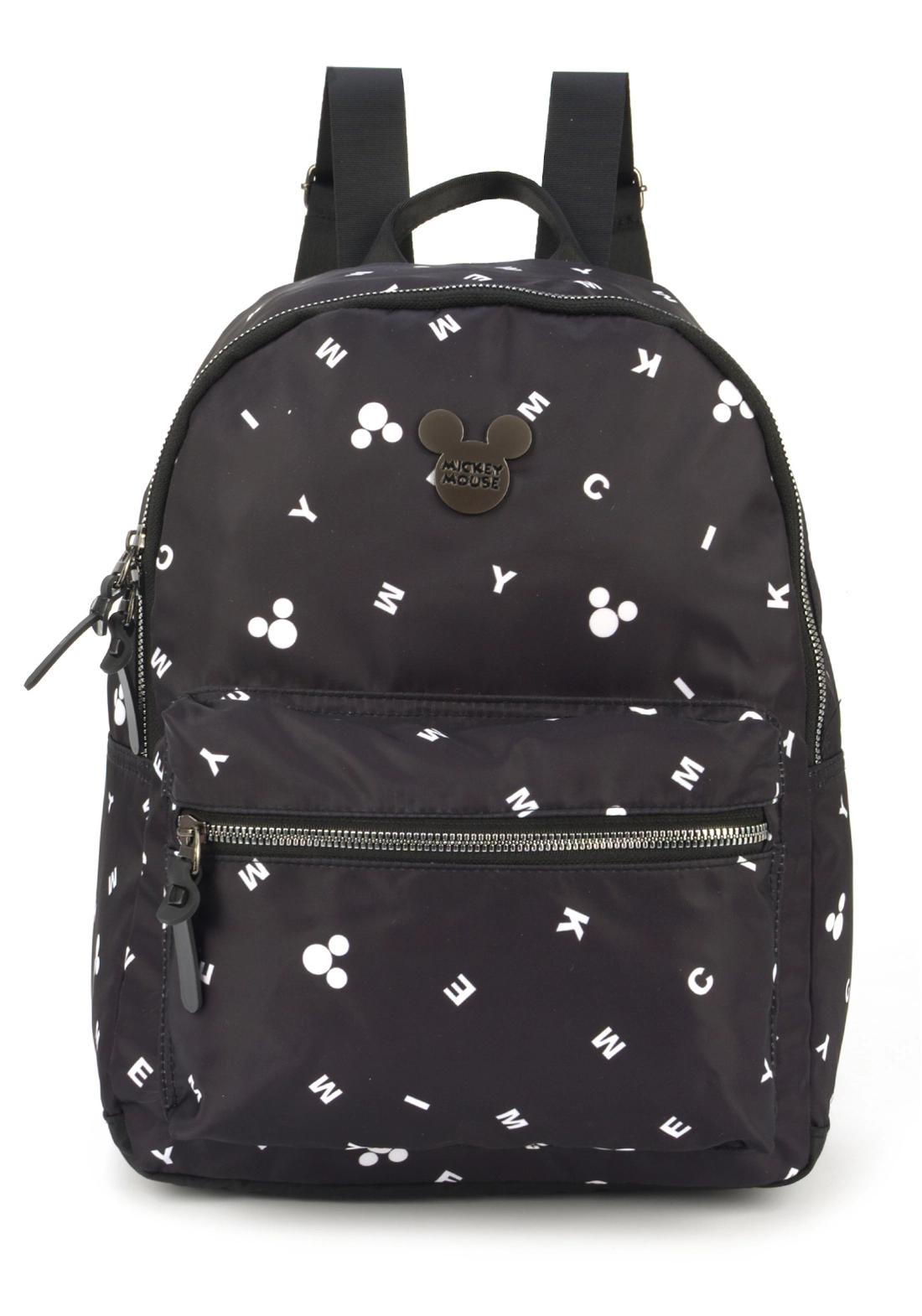 Mochila Mickey Juvenil Unissex Cinza Preto Y0600un Maxlog