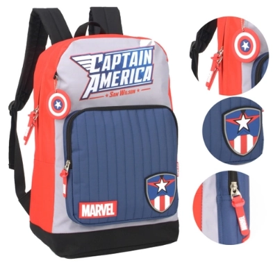 Mochila Infantil Masculino Avengers Ms46419ag Maxlog