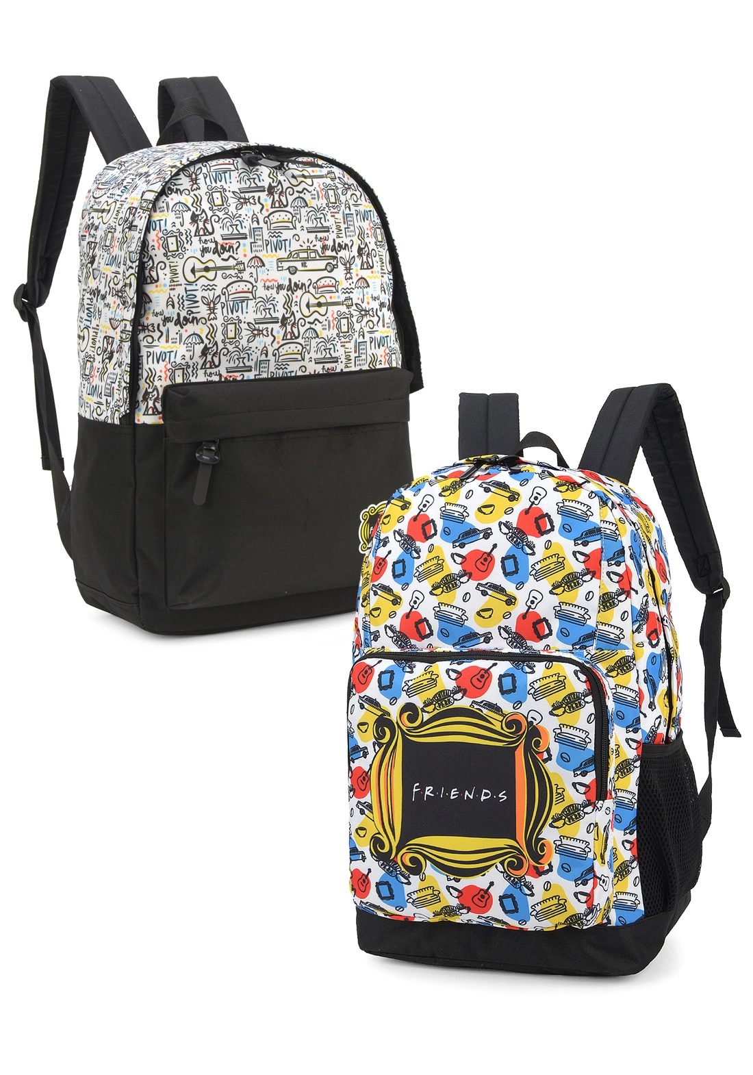 Mochila Juvenil Feminino Friends Ms46427fd Maxlog
