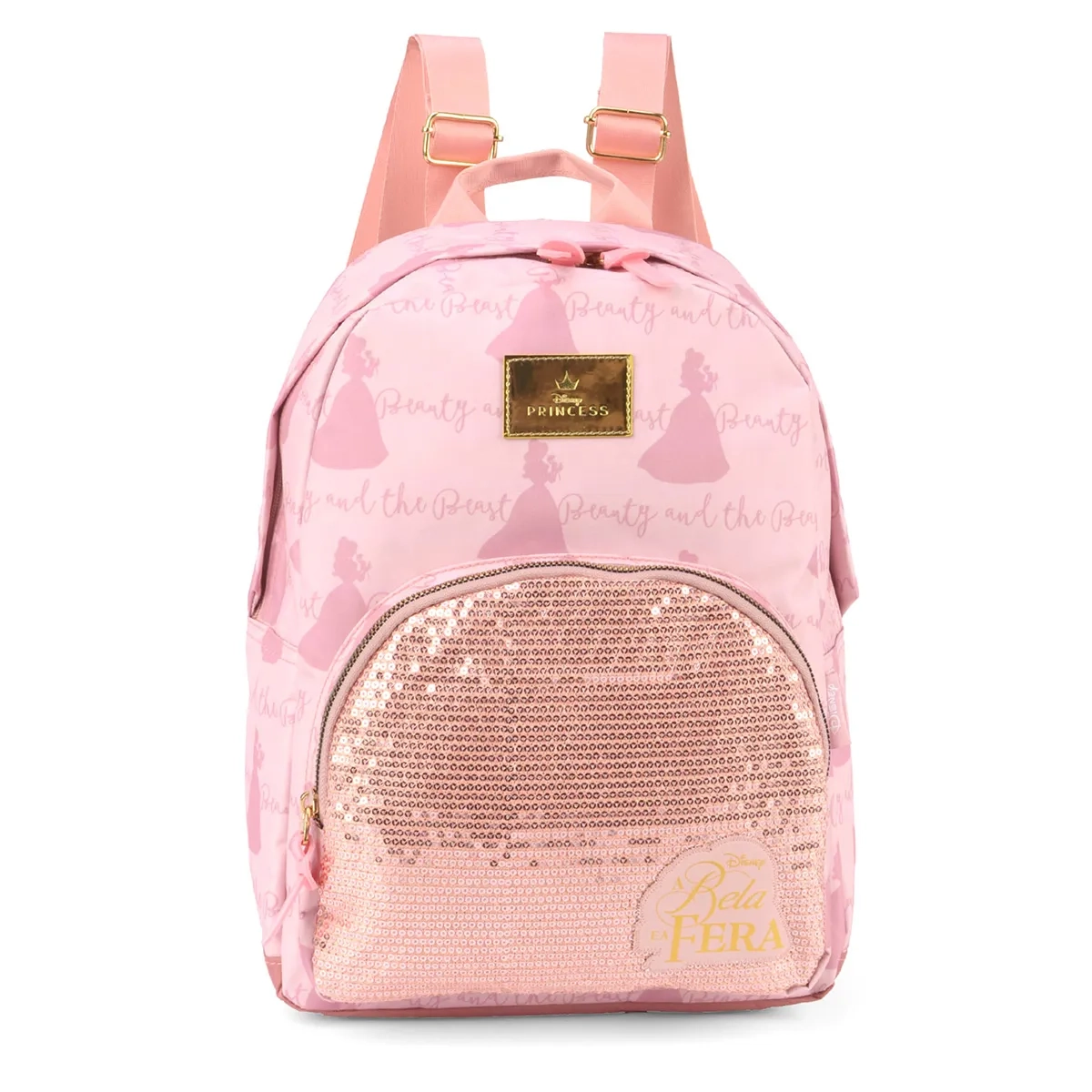 Mochila Juvenil Feminino Princess Ms46452ps Maxlog