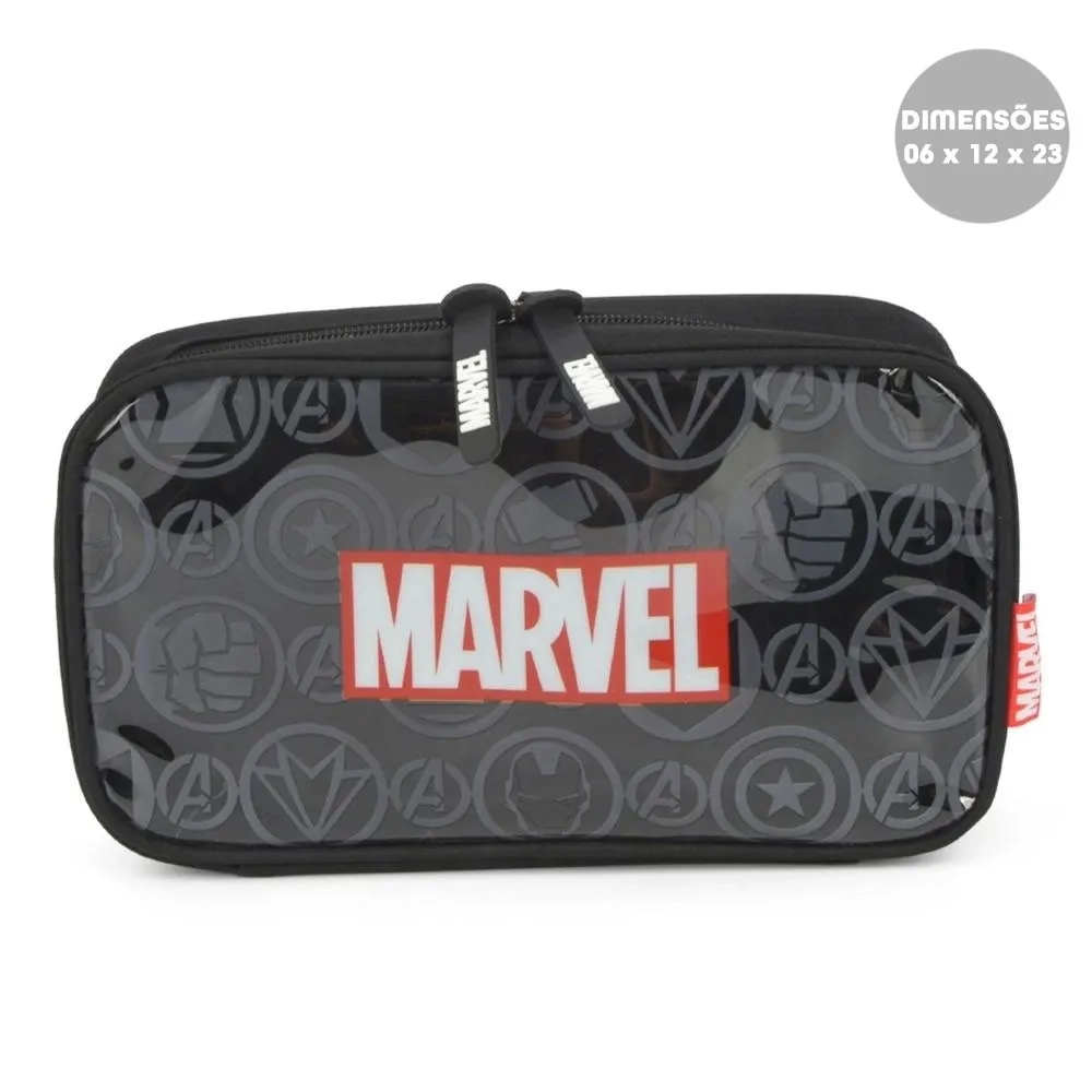 Necessaire Juvenil Masculino Avengers Nc14595ag Maxlog