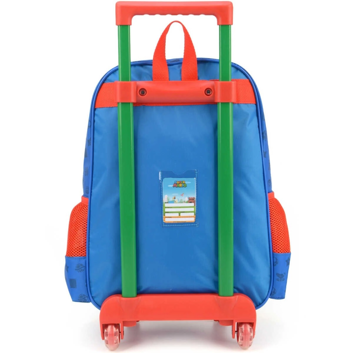 Mochila Rodas Infantil Masculino Super Mario Ic37566mo Maxlog