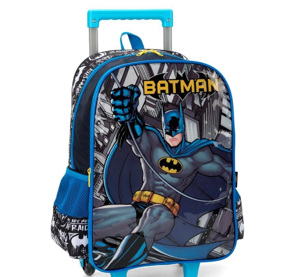 Mochila Rodas Infantil Masculino Batman Ic37935bm Maxlog