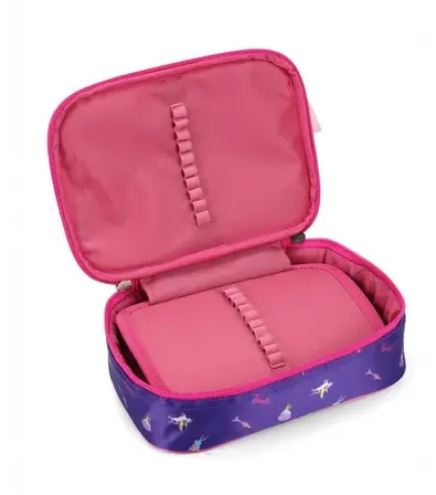 Estojo Escolar Barbie Roxo Ei39984bb