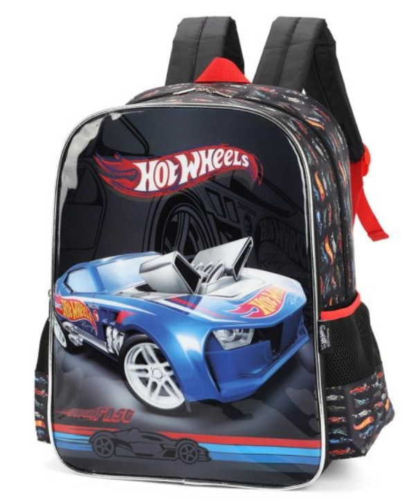 Mochila Escolar Hot Wheels Pt Is39151hw